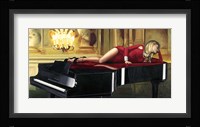Piano Lady Fine Art Print