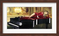 Piano Lady Fine Art Print