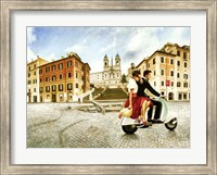 Lovers in Rome Fine Art Print