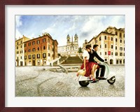 Lovers in Rome Fine Art Print