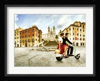 Lovers in Rome Fine Art Print