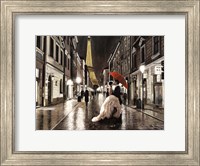 Kissing in Paris Fine Art Print