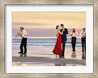 Romance on the Beach (Detail) Fine Art Print