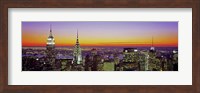 Midtown Manhattan at Sunset, NYC Fine Art Print