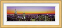 Midtown Manhattan at Sunset, NYC Fine Art Print