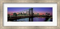 Manhattan Bridge and Skyline Fine Art Print