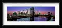 Manhattan Bridge and Skyline Fine Art Print