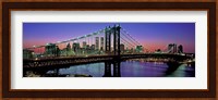 Manhattan Bridge and Skyline Fine Art Print