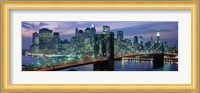 Brooklyn Bridge and Skyline Fine Art Print