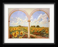 Strada dei Girasoli Fine Art Print