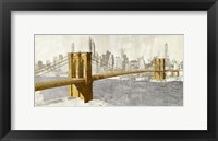 Gilded Brooklyn Bridge Fine Art Print