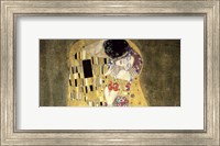 The Kiss (horizontal detail) Fine Art Print