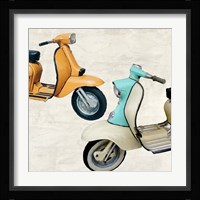 Superscooters II Framed Print