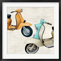 Superscooters II Framed Print