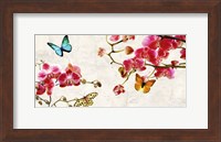 Orchids & Butterflies Fine Art Print