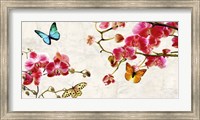 Orchids & Butterflies Fine Art Print