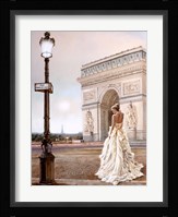 Romance in Paris II Framed Print