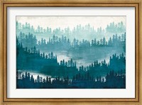 Mountainscape Blue Fine Art Print