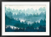 Mountainscape Blue Fine Art Print