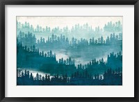 Mountainscape Blue Fine Art Print