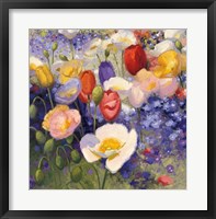 Tulips and Poppy Party Fine Art Print