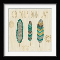 Cool Feathers III Fine Art Print