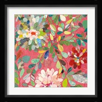 Red and Pink Dahlia III Framed Print