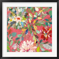 Red and Pink Dahlia III Framed Print