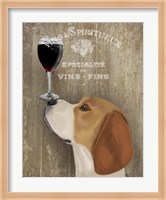 Dog Au Vin Beagle Fine Art Print