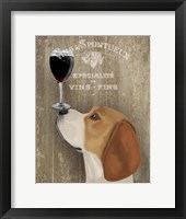 Dog Au Vin Beagle Fine Art Print