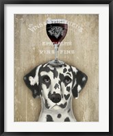 Dog Au Vin Dalmatian Fine Art Print