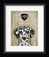 Dog Au Vin Dalmatian Fine Art Print