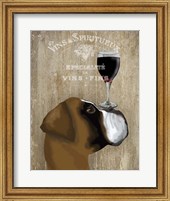 Dog Au Vin Boxer Fine Art Print