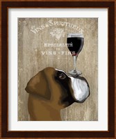 Dog Au Vin Boxer Fine Art Print