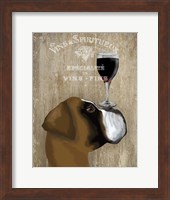 Dog Au Vin Boxer Fine Art Print