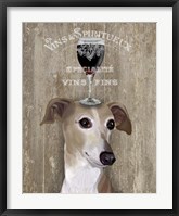 Dog Au Vin Greyhound Fine Art Print