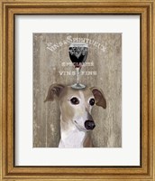 Dog Au Vin Greyhound Fine Art Print