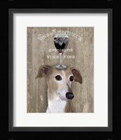 Dog Au Vin Greyhound Fine Art Print