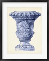 Palace Urns in Indigo II Fine Art Print