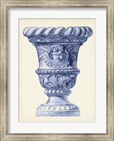 Palace Urns in Indigo IV Fine Art Print