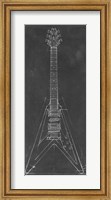Electric Guitar Blueprint I Fine Art Print