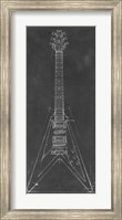 Electric Guitar Blueprint I Fine Art Print