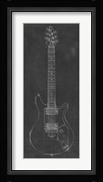 Electric Guitar Blueprint II Fine Art Print