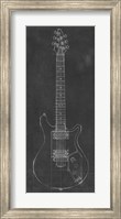 Electric Guitar Blueprint II Fine Art Print