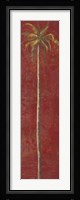 Red Palm II Framed Print