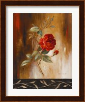Crimson Rose I Fine Art Print