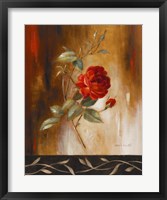 Crimson Rose I Fine Art Print