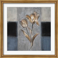 Tulips in Blue II Fine Art Print