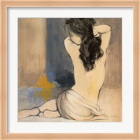 Waking Woman I (blue) Fine Art Print