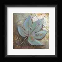 Turquoise Leaf II Fine Art Print
